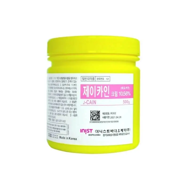 J-Cain Cream 10.56% - 500g Dermatological Treatment